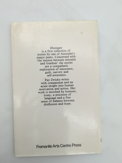 Hostages by Fay Zwicky (Paperback, 1983) 1st Edition by Fay Zwicky