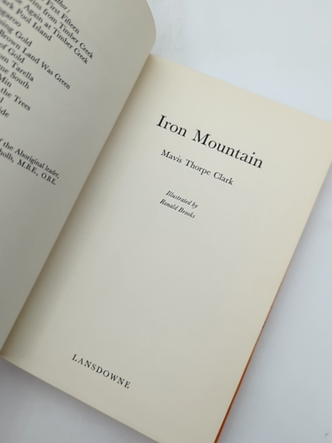 Iron Mountain by Mavis Thorpe Clark (Hardcover, 1970) by Mavis Thorpe Clark