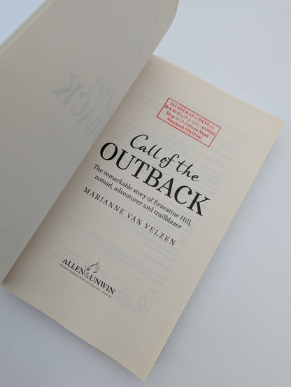 Call of the Outback by Marianne Van Velzen (Trade Paperback, 2016) 1st Edition by Marianne Van Velzen