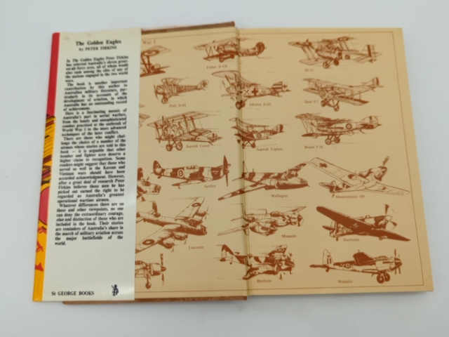 The Golden Eagles: Air Heroes of WWI & WWII by Peter Firkins, 1st Edition, HC by Peter Firkins