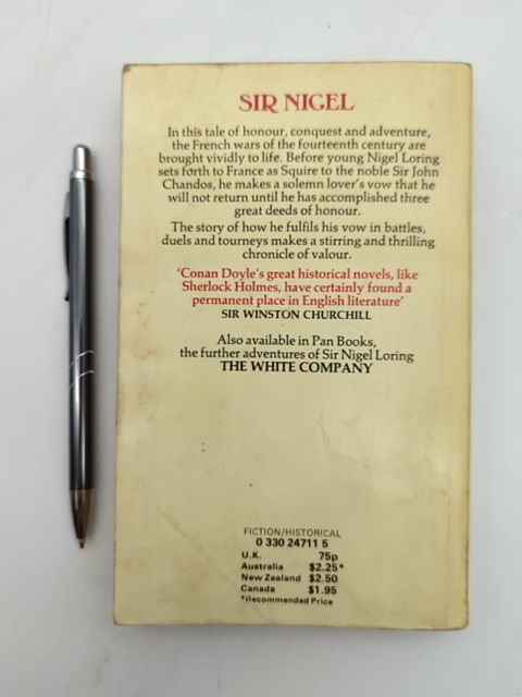 Sir Nigel by Arthur Conan Doyle (Paperback, 1976) Classic Literature by Arthur Conan Doyle