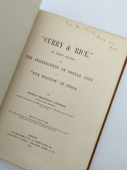 Curry And Rice by George Franklin Atkinson (Cloth, 1911) by George Franklin Atkinson