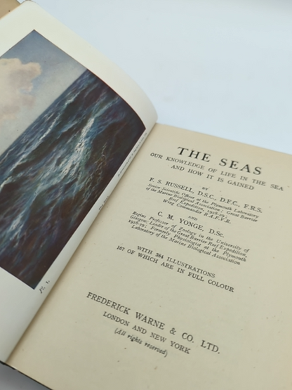 The Seas: Our Knowledge of Life in the Sea and How it is Gained by C M Yonge by C M Yonge
