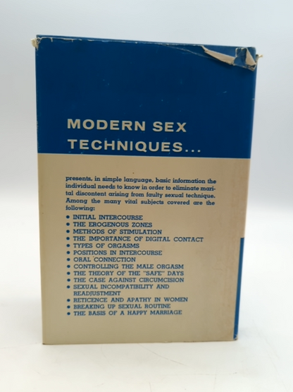 Modern Sex Techniques by Robert Street (Hardcover, 1959) Positions, Guide by Robert Street