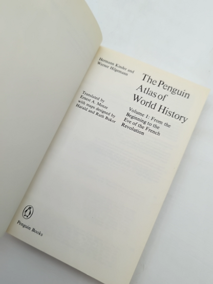 The Penguin Atlas Of World History: From The French Revolution To The Present, by "Werner Hilgemann Hermann Kinder"