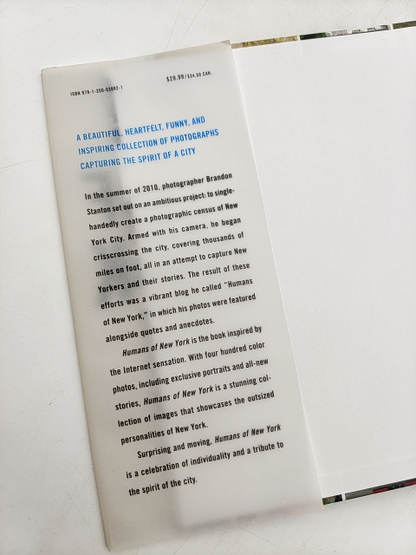 Humans Of New York by Brandon Stanton (Hardcover, 2013) 1st Edition Photography by Brandon Stanton