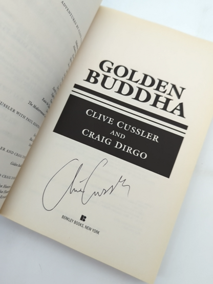 Golden Buddha by Clive Cussler & Craig Dirgo, Adventure Signed by Clive Cussler