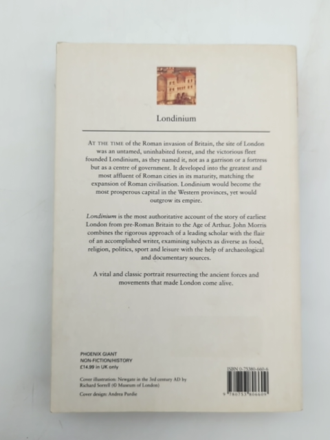 Londinium London In The Roman Empire by John Morris, Ancient World by John Morris