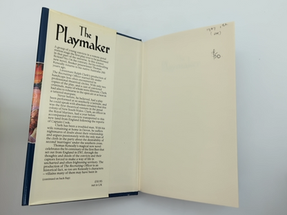Playmaker by Thomas Keneally (Hardcover, 1987) 1789 Sydney Cove Penal Colony by Thomas Keneally