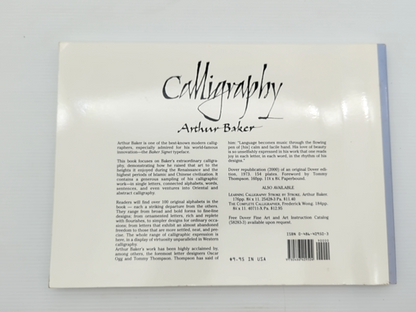Calligraphy by Arthur Baker (Paperback, 2000) Calligraphy by Arthur Baker