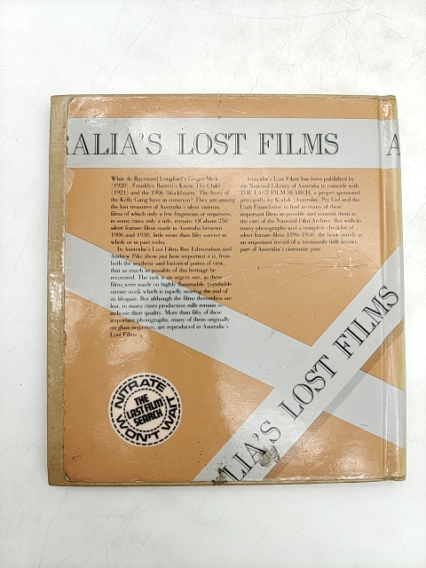 Australia's Lost Films: The Loss And Rescue Of Australia's Silent Cinema, Ray Ed by Ray Edmondson