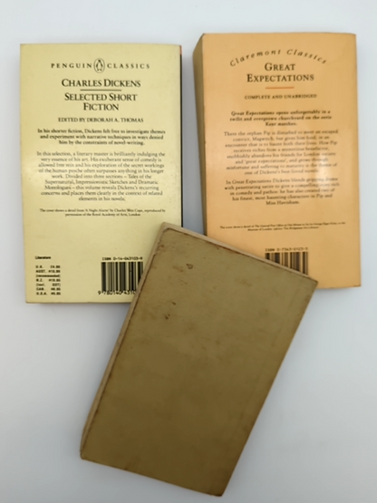 3x Charles Dickens Paperbacks, Two Cities, Great Expectations, Selected Fiction by Charles Dickens