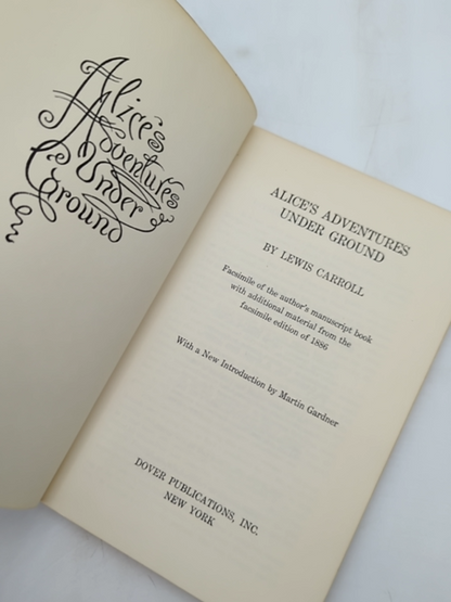 Alice's Adventures Under Ground by Lewis Carroll (Paperback, 1965) by Lewis Carroll