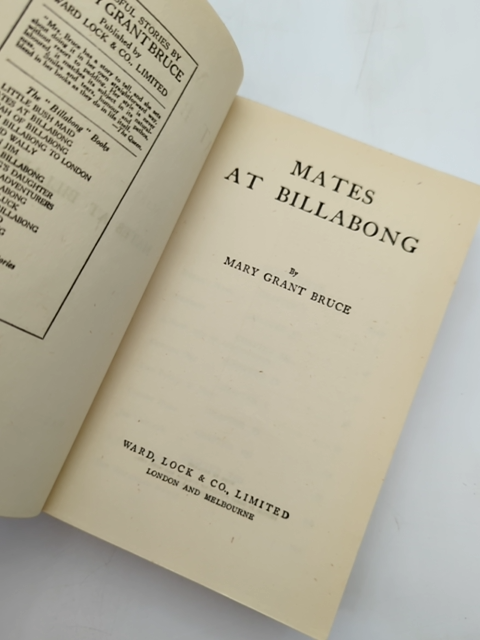 Mates At Billabong Mary Grant Bruce 1981 Hardcover Dust Jacket by Mary Grant Bruce