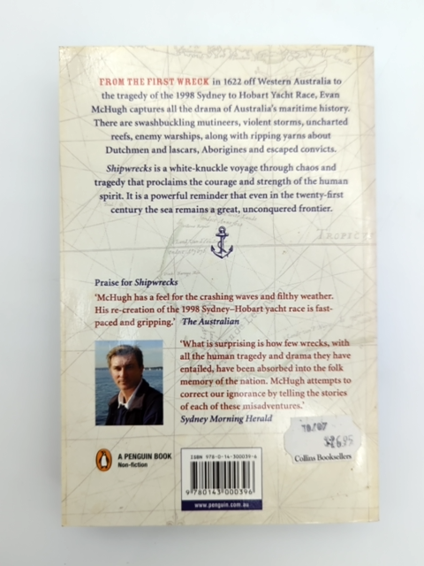 Shipwrecks Australia's Greatest Maritime Disasters by Evan McHugh by Evan Mchugh
