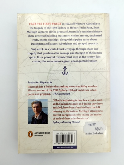 Shipwrecks Australia's Greatest Maritime Disasters by Evan McHugh by Evan Mchugh