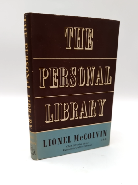 The Personal Library by Lionel McColvin (Hardcover, 1953) Westminster Librarian by Lionel Mccolvin