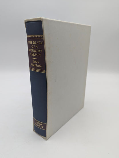 Diary Of A Country Parson By James Woodforde Folio Society Edition by James Woodforde