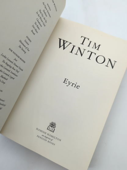 Eyrie by Tim Winton (Hardcover, 2013) 1st Edition by Tim Winton