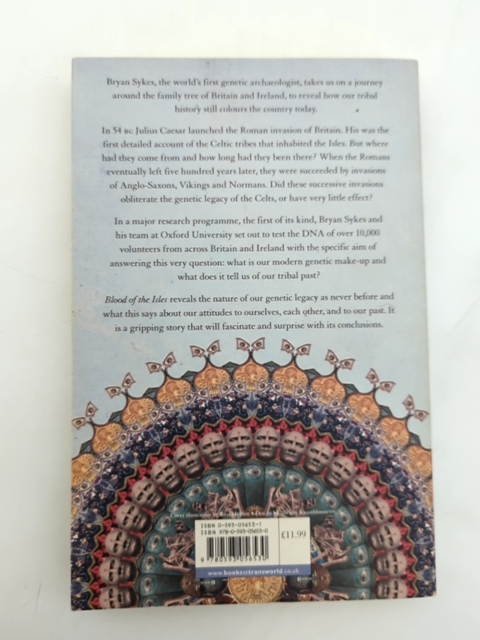 Blood Of The Isles by Bryan Sykes (Paperback, 2006) Genealogy by Bryan Sykes