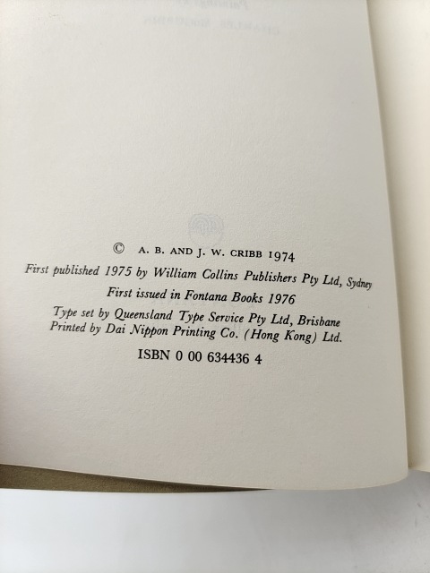 Wild Food In Australia by A. B. Cribb (1982) Bush Tucker Foraging Fungi Seeds by A. B. Cribb