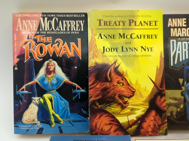 Anne McCaffrey Paperback Bundle 5x Vintage paperback books The Rowan, ACE BAEN by Anne McCaffrey