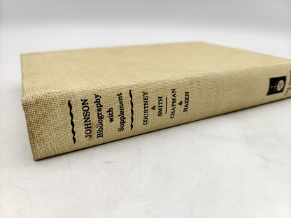Bibliography Of Samuel Johnson Johnsonian Bibliography 18th Century English Poet by "David N. Smith William P. Courtney"