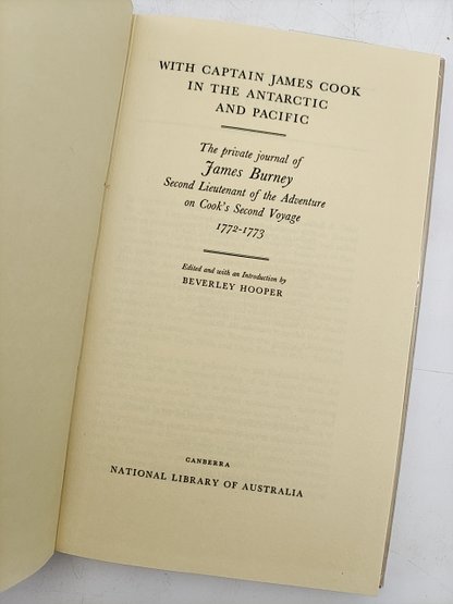 With Captain James Cook In The Antarctic And Pacific: The Private Journal Of Jam by James Burney