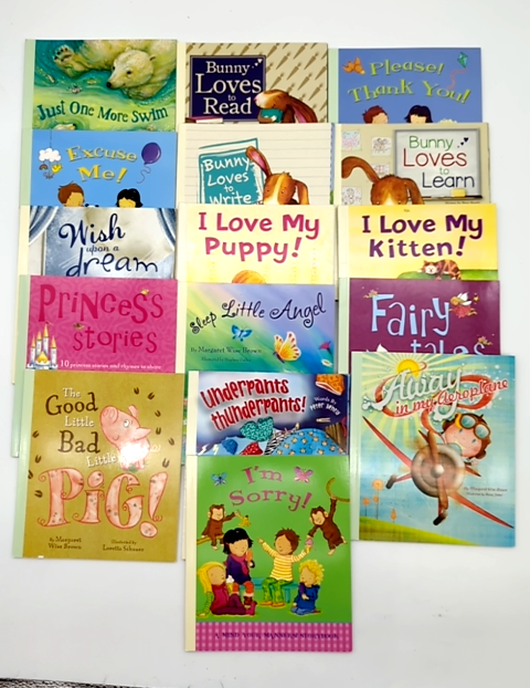 16 x children's picture books bundle: manners and animals stories by Various Authors