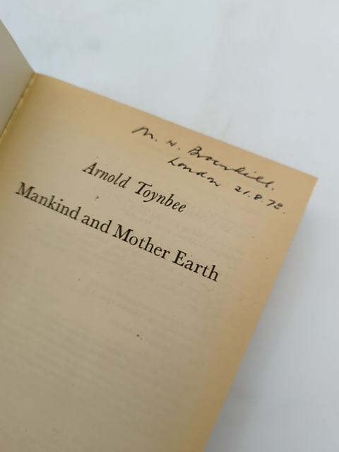 Mankind And Mother Earth by Arnold Toynbee, Environmental Issues by Arnold Toynbee