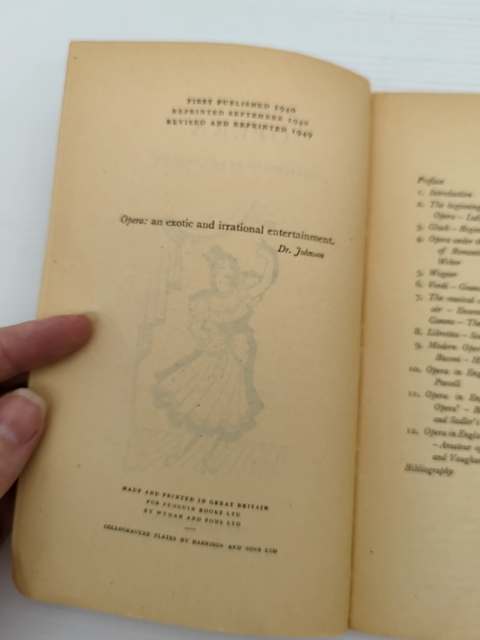 Opera by Edward J Dent (Paperback, 1949) by Edward J Dent