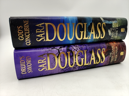 Sara Douglass Hardcover Bundle Druid's Sword & God's Concubine by Sara Douglass