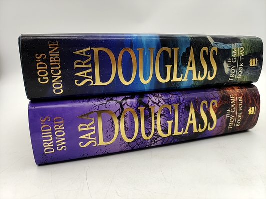 Sara Douglass Hardcover Bundle Druid's Sword & God's Concubine by Sara Douglass