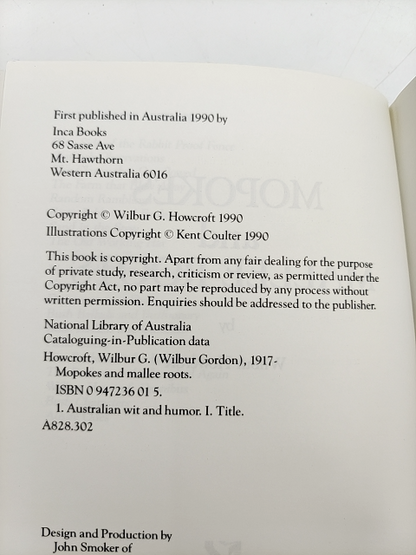 Mopokes And Mallee Roots by Wilbur Howcroft (Paperback, 1990) Australian History by Wilbur Howcroft