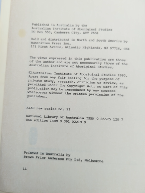 Nunggubuyu Myths And Ethnographic Texts by Jeffrey Heath, Aboriginal Language by Jeffrey Heath