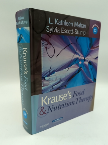 Krause's Food & Nutrition Therapy by L. Kathleen Mahan, Diet & Health, Dietitian by Sylvia Escott-Stump, L. Kathleen Mahan, Janice L. Raymond
