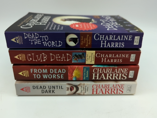 4x Charlaine Harris Paperback Bundle: Dead to the World; Club Dead; From Dead t… by Charlaine Harris