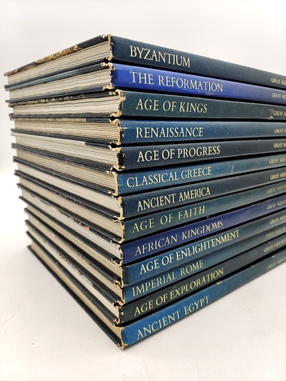 Time Life Books Hardcover Bundle 13x Great Ages Of Man Books: Byzantium; The … by Time Life Books