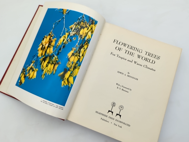 Flowering Trees Of The World by Edwin A Menninger (Hardcover, 1962) by Edwin A Menninger