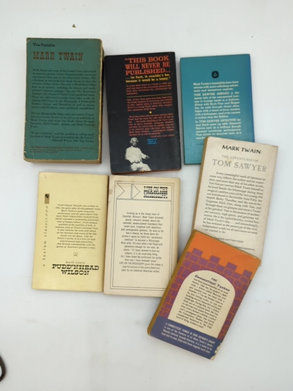 7x Mark Twain Classic American Literature: Adventures of Tom Sawyer Pudd'nhead… by Mark Twain