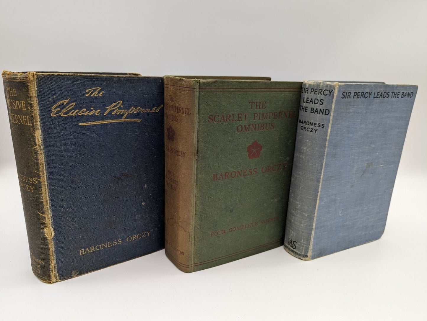 6x Rare Vintage Books Scarlet Pimpernickel Series Omnibus Baroness Emmuska Orczy by Baroness Orczy