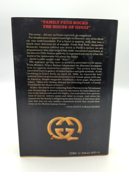 Gucci: A House Divided by Gerald McKnight (Hardcover, 1987) Fashion Design Book by Gerald Mcknight