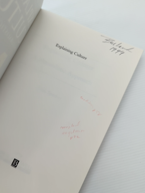 Explaining Culture Naturalistic Approach by Dan Sperber, Anthropology by Dan Sperber