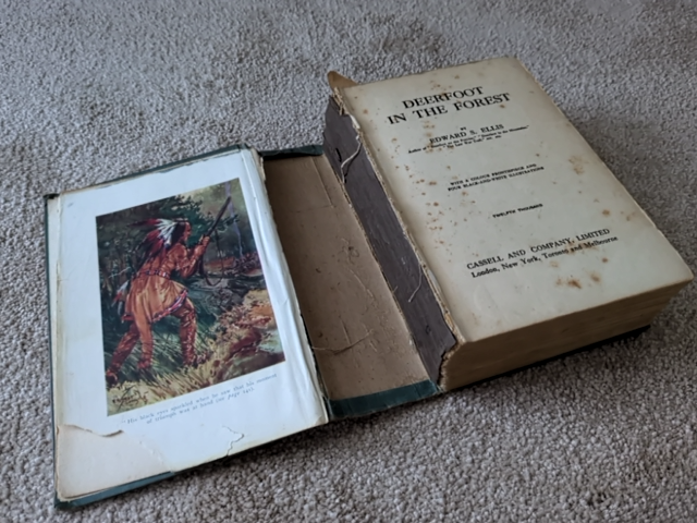 Deerfoot In The Forest by Edward S Ellis (Hardcover, 1905) Americana by Edward S Ellis