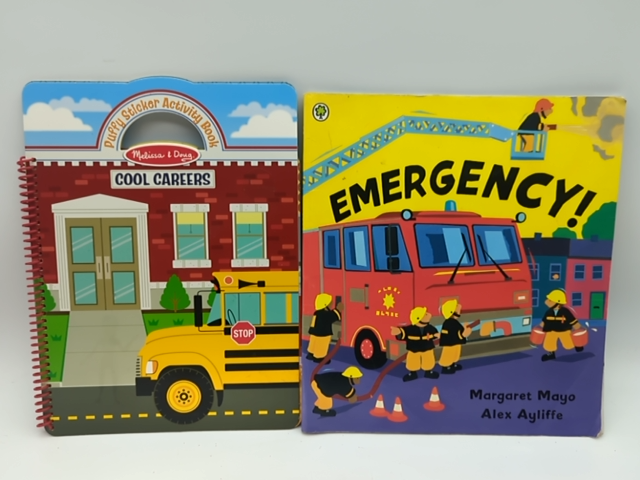 Baby Boys Book Bundle: Puffy Sticker Activity, Slide & Find, Touch & Feel Books by Various Authors
