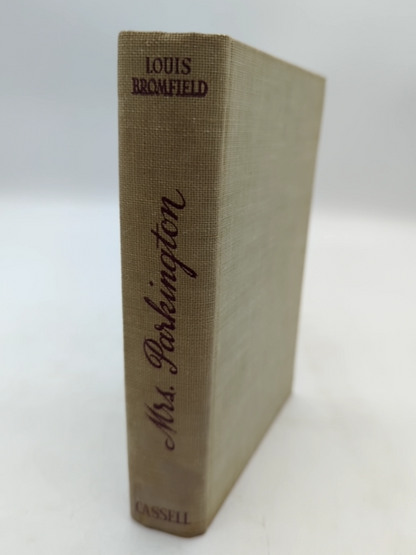 Mrs. Parkington! By Louis Bromfield, Vintage (Cloth, 1946) 1st Edition, Drama by Louis Bromfield