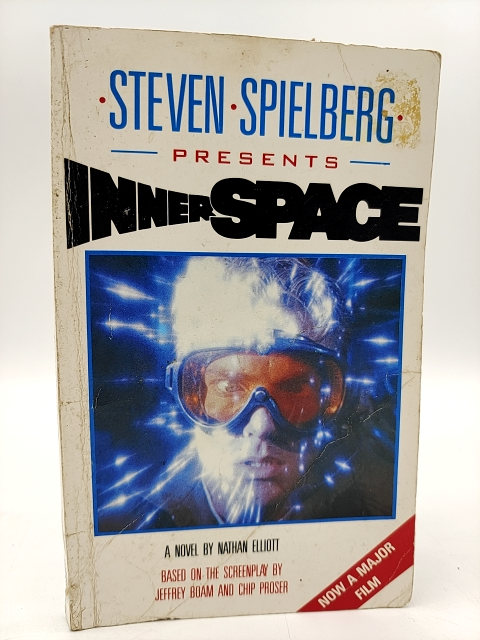 Steven Spielberg Presents Innerspace by Nathan Elliott, Vintage Paperback Sci-Fi by Steven Spielberg, Nathan Elliott