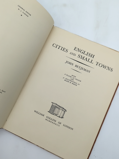 English Cities And Small Towns by John Betjeman (Hardcover, 1943) by John Betjeman