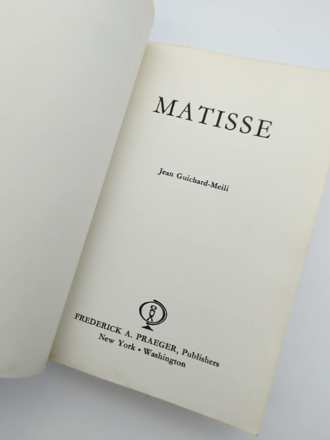 Matisse by Jean Guichard Meili (Paperback, 1967) 1st Edition Art History by Jean Guichard Meili