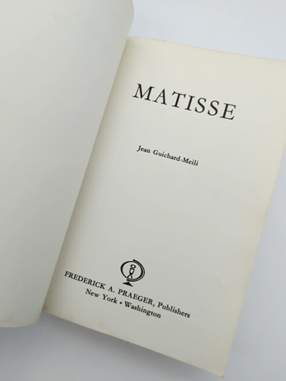Matisse by Jean Guichard Meili (Paperback, 1967) 1st Edition Art History by Jean Guichard Meili